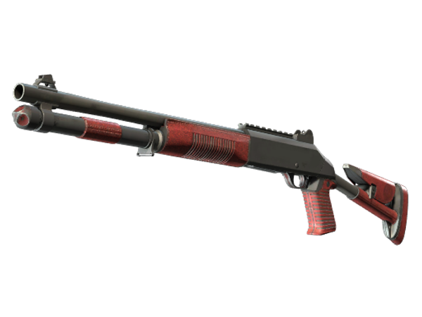 XM1014 | Red Leather (Battle-Scarred)