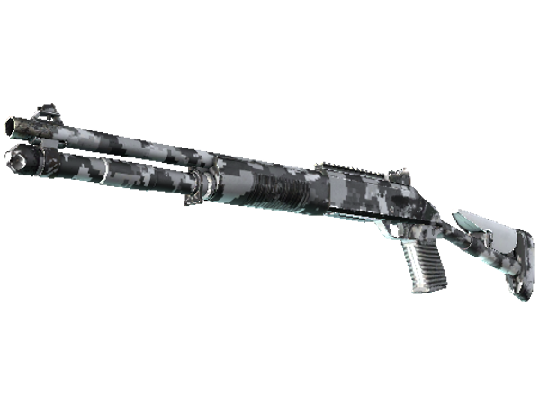 XM1014 | Пиксельный камуфляж «Город» (Поношенное)